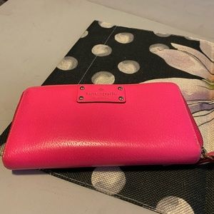 Kate Spade pink leather wallet